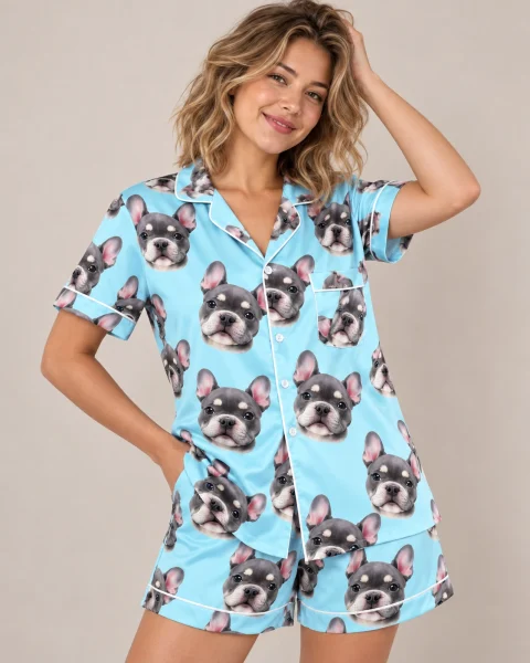 Light Blue Pajama Set