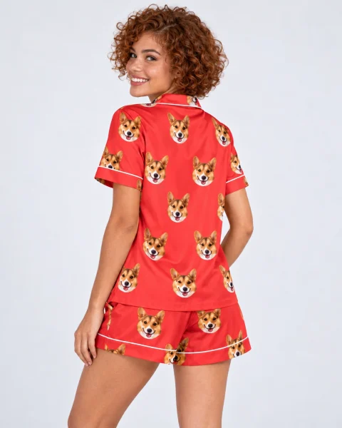 Christmas Pajama Shorts Set