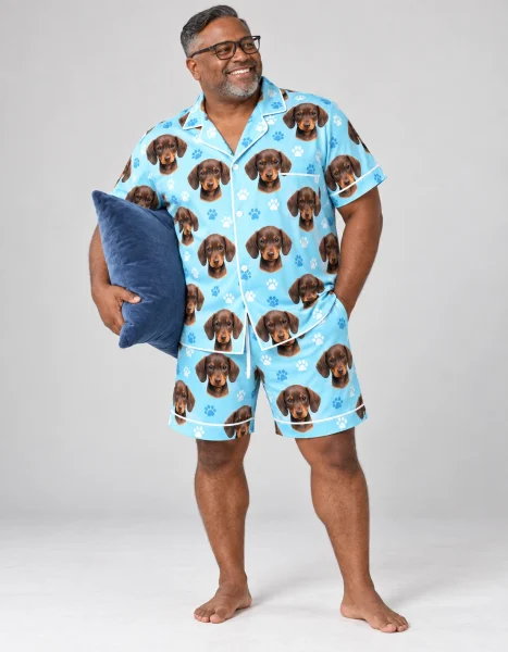 Mens Shortie Pajama Sets