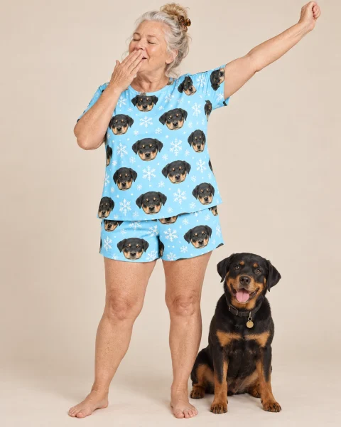 Short Sleeve Family Christmas Pajamas