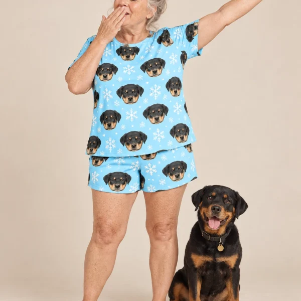 Short Sleeve Family Christmas Pajamas