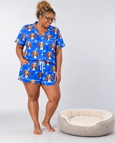 Beagle Pajama Shorts