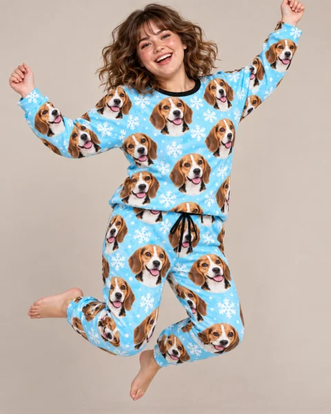 Beagle Winter Pajamas