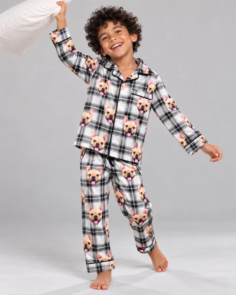 Boys Plaid Pajamas