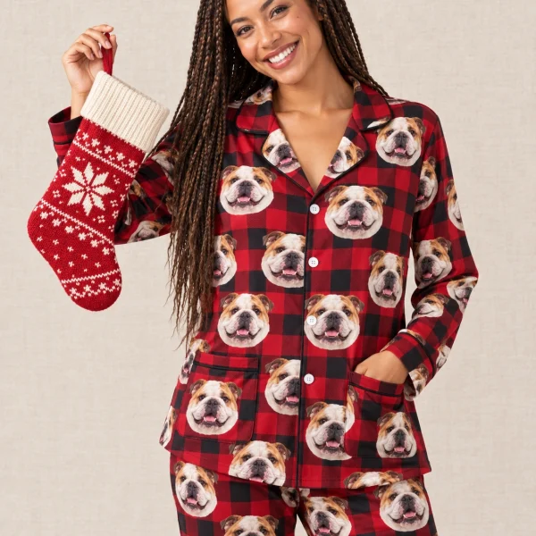 English Bulldog Christmas Pajamas