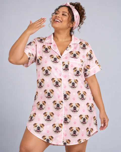 English Bulldog Nightgown