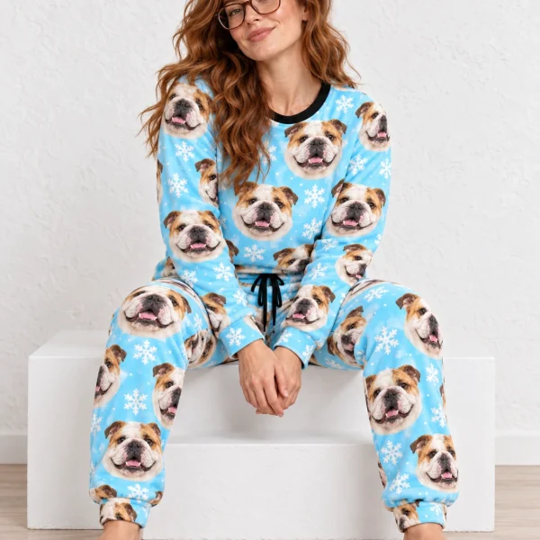 English Bulldog Winter Pajamas