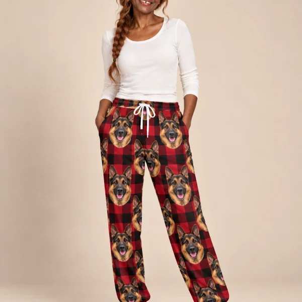 German Shepherd Christmas Pajama Pants