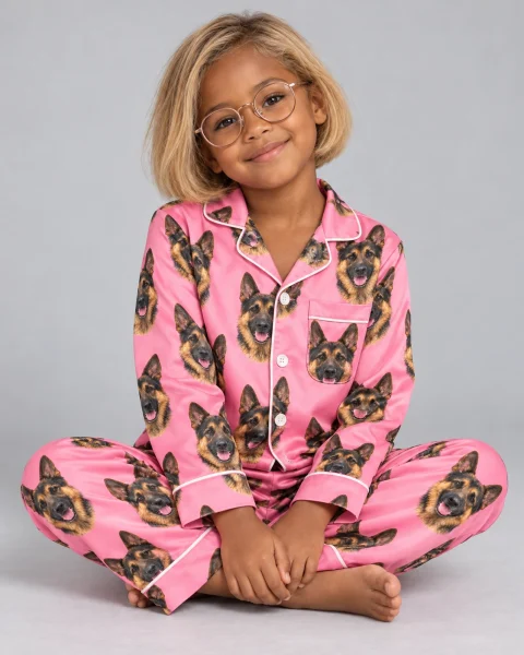 Girls German Shepherd Pajamas