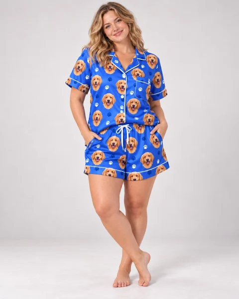Golden Retriever Pajama Shorts