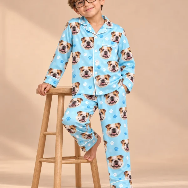 Kids English Bulldog Pajamas