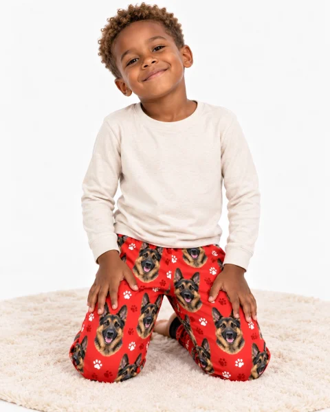 Kids German Shepherd Pajama Pants