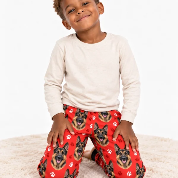 Kids German Shepherd Pajama Pants