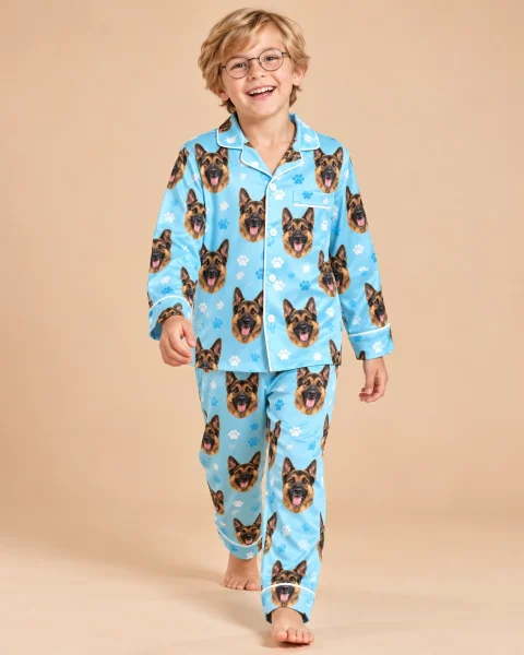 Kids German Shepherd Pajamas