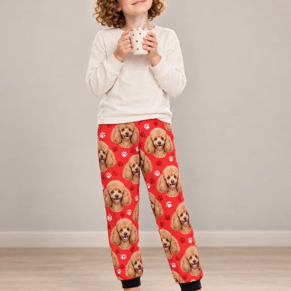 Kids Poodle Pajama Pants