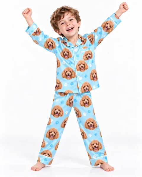 Kids Poodle Pajamas