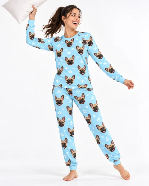 Matching French Bulldog Pajamas