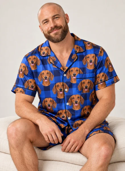 Men's Dachshund Pajama Shorts