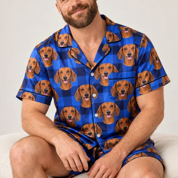 Men's Dachshund Pajama Shorts