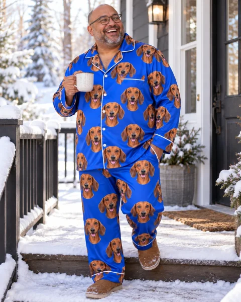 Mens Dachshund Pajamas