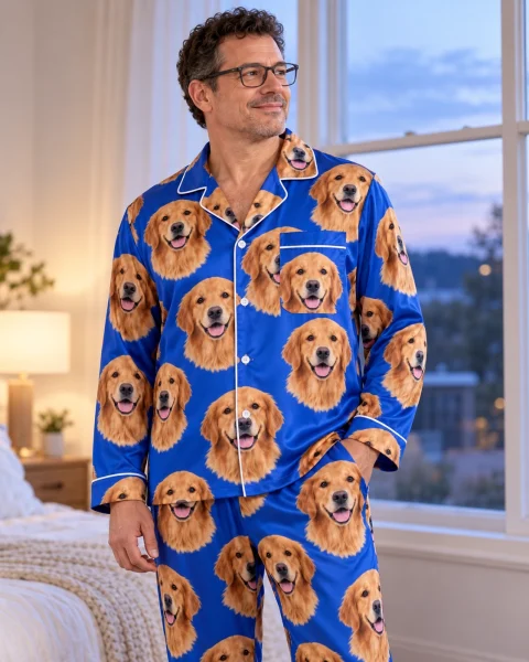 Men's Golden Retriever Pajamas
