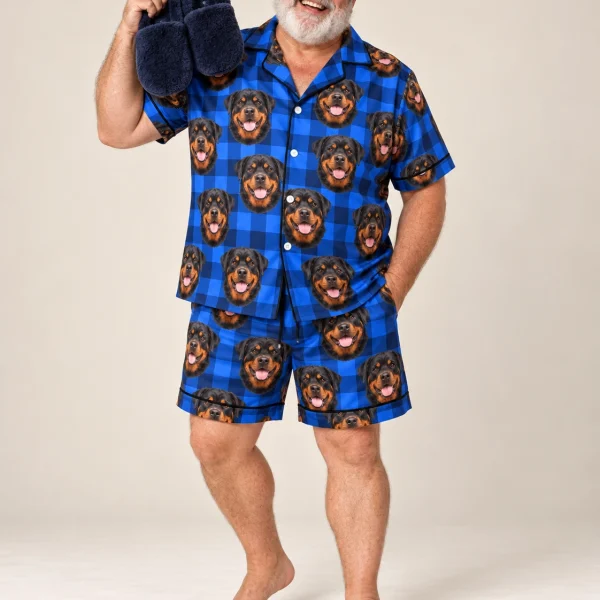 Men's Rottweiler Pajama Shorts