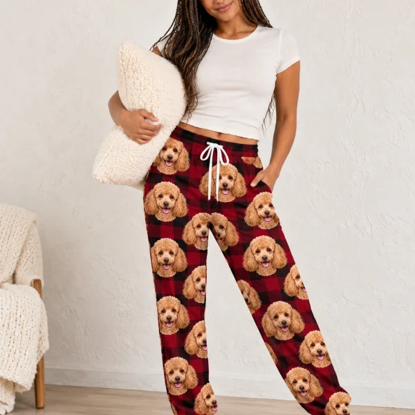Poodle Christmas Pajama Pants