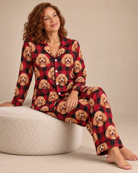 Poodle Christmas Pajamas