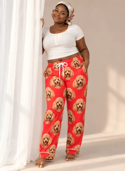 Poodle Valentine Pajamas