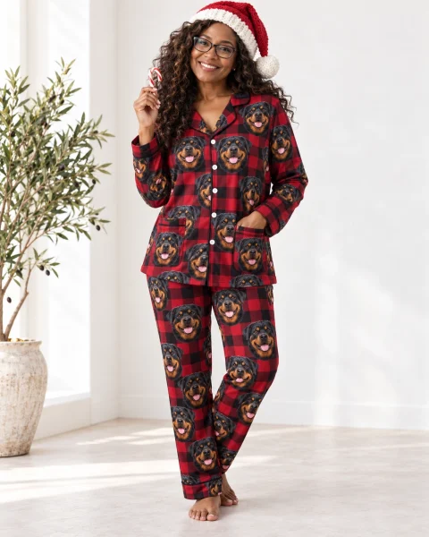 Rottweiler Christmas Pajamas