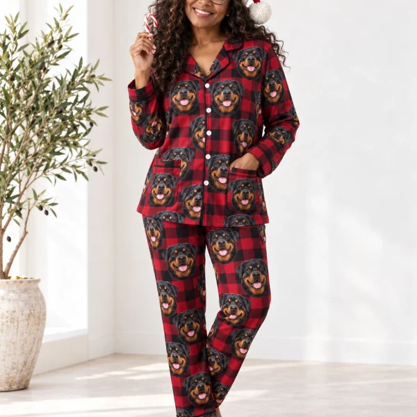 Rottweiler Christmas Pajamas