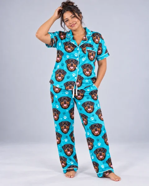 Rottweiler Print Pajamas