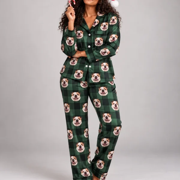 Women's English Bulldog Christmas Pajamas